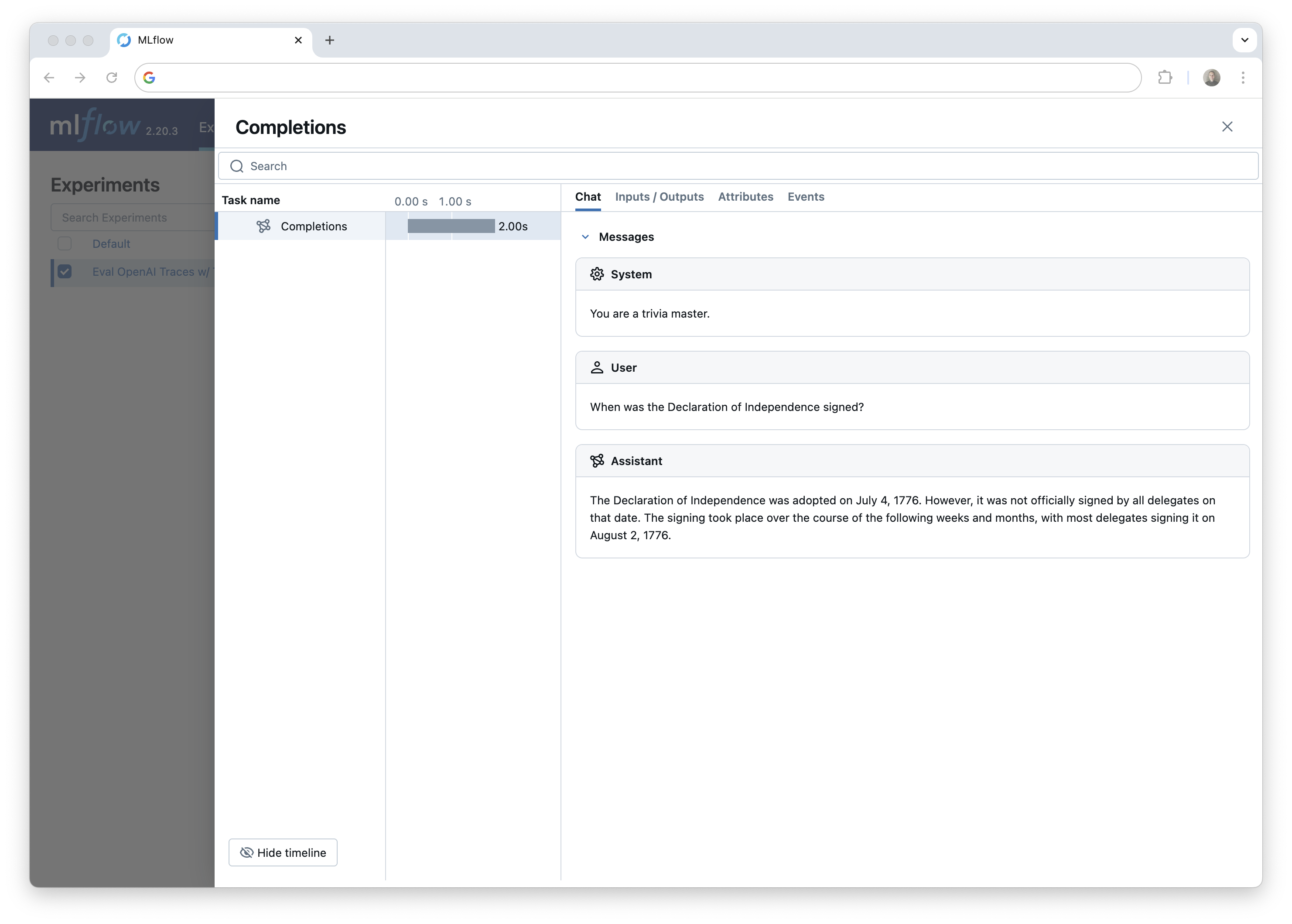 MLflow Traces