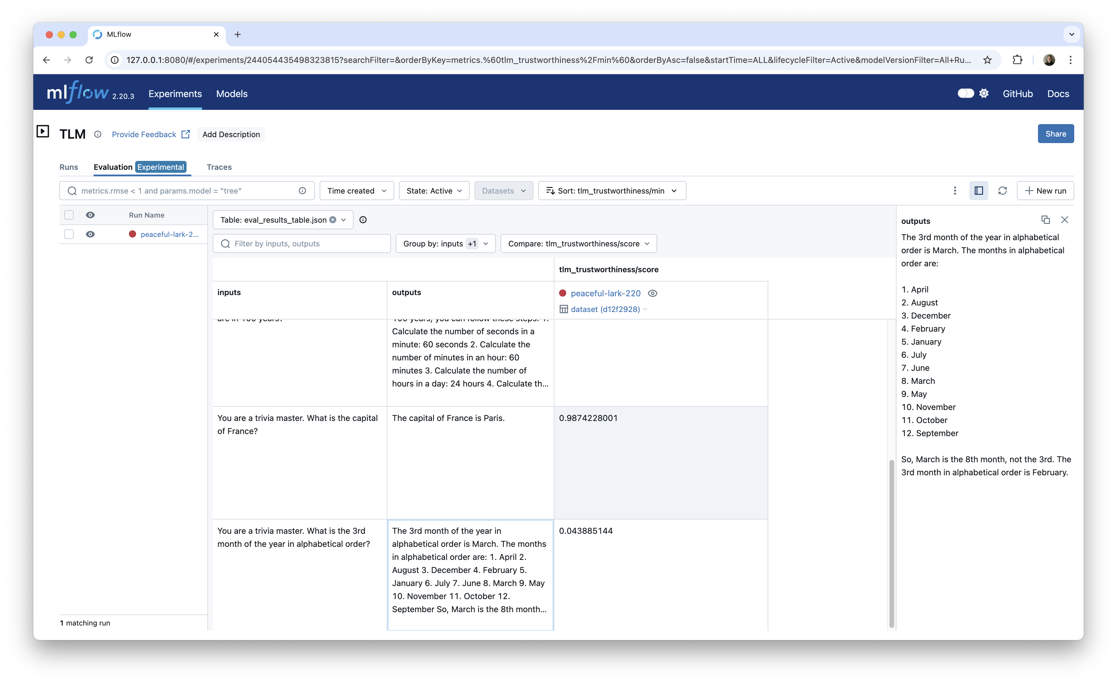 MLflow Evaluation