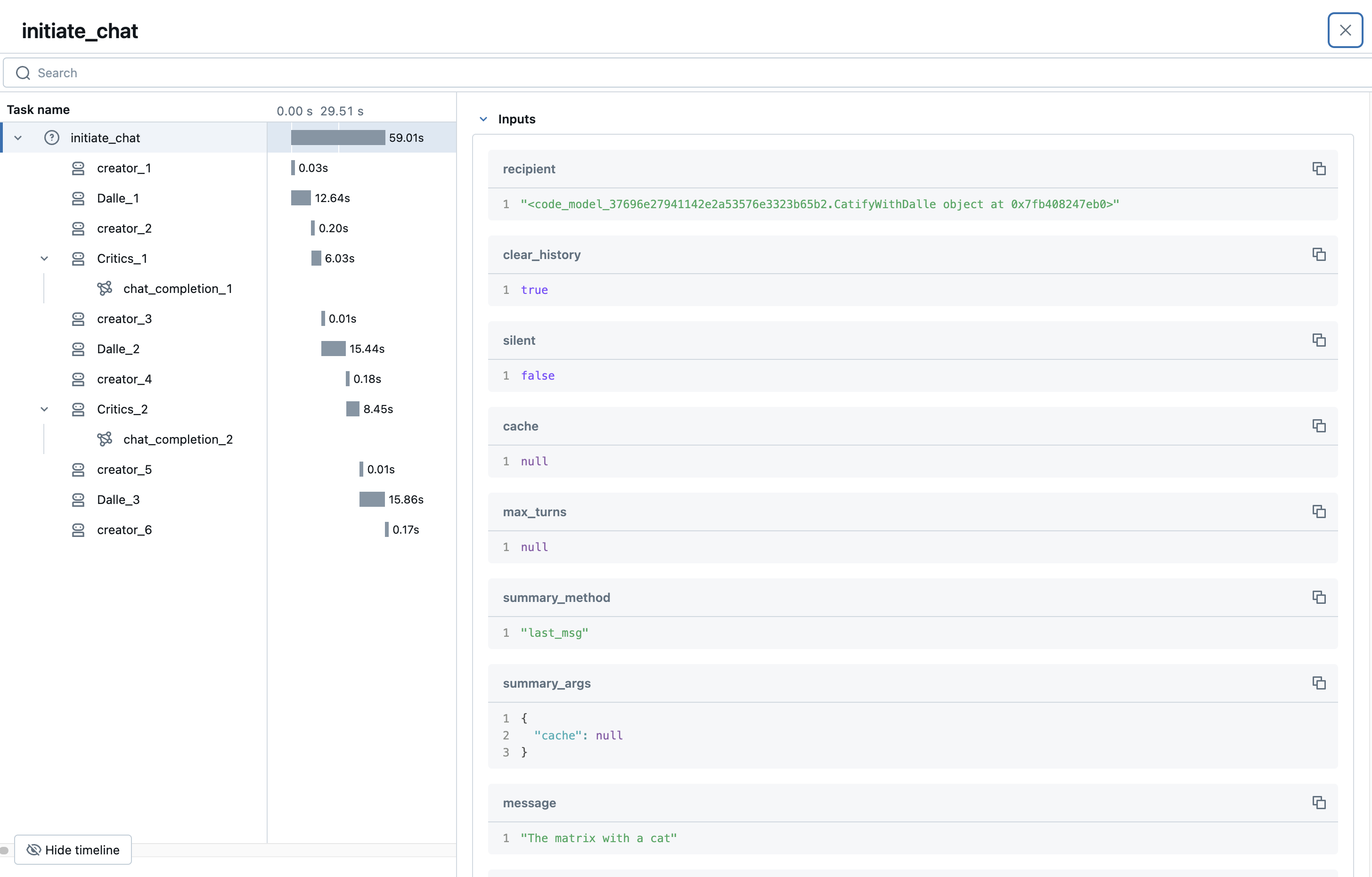 The MLflow Tracing UI