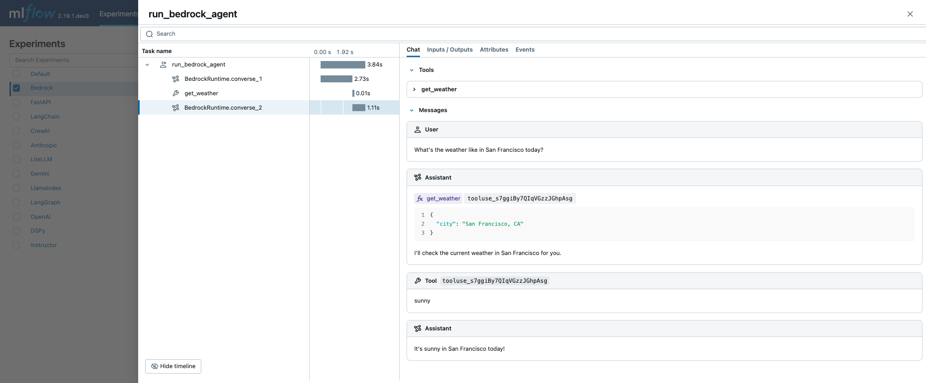 Bedrock DIY Agent Tracing