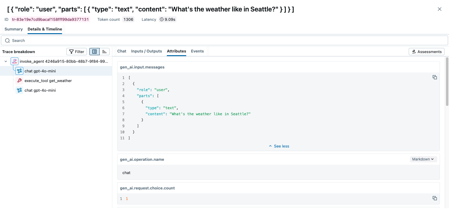Microsoft Agent Framework Tracing