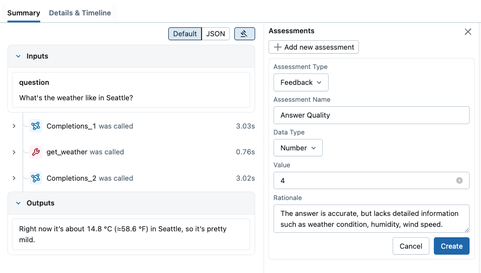 Feedback Input Form